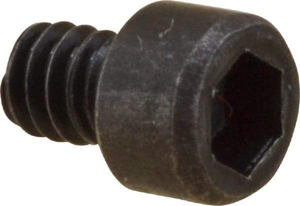 Value Collection - #2-56 UNC Hex Socket Drive, Socket Cap Screw - Alloy Steel, Black Oxide Finish, Fully Threaded, 1/8" Length Under Head - Caliber Tooling