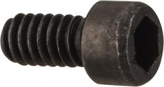 Value Collection - #2-56 UNC Hex Socket Drive, Socket Cap Screw - Alloy Steel, Black Oxide Finish, Fully Threaded, 5/32" Length Under Head - Caliber Tooling