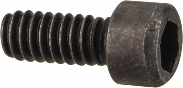 Value Collection - #2-56 UNC Hex Socket Drive, Socket Cap Screw - Alloy Steel, Black Oxide Finish, Fully Threaded, 7/32" Length Under Head - Caliber Tooling