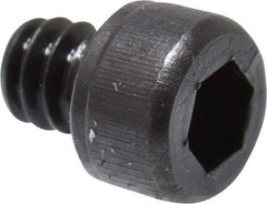 Value Collection - #4-40 UNC Hex Socket Drive, Socket Cap Screw - Alloy Steel, Black Oxide Finish, Fully Threaded, 1/8" Length Under Head - Caliber Tooling