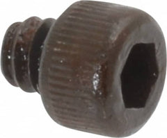 Value Collection - #6-32 UNC Hex Socket Drive, Socket Cap Screw - Alloy Steel, Black Oxide Finish, Fully Threaded, 1/8" Length Under Head - Caliber Tooling