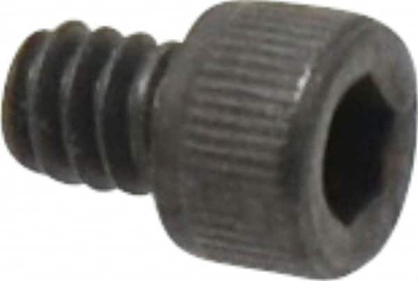 Value Collection - #6-32 UNC Hex Socket Drive, Socket Cap Screw - Alloy Steel, Black Oxide Finish, Fully Threaded, 3/16" Length Under Head - Caliber Tooling