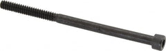 Value Collection - #6-32 UNC Hex Socket Drive, Socket Cap Screw - Alloy Steel, Black Oxide Finish, Partially Threaded, 2-1/4" Length Under Head - Caliber Tooling