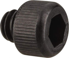 Value Collection - #8-32 UNC Hex Socket Drive, Socket Cap Screw - Alloy Steel, Black Oxide Finish, Fully Threaded, 1/8" Length Under Head - Caliber Tooling