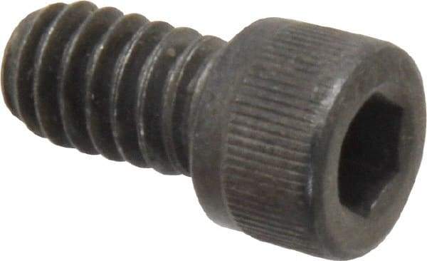 Value Collection - 1/4-20 UNC Hex Socket Drive, Socket Cap Screw - Alloy Steel, Black Oxide Finish, Fully Threaded, 7/16" Length Under Head - Caliber Tooling