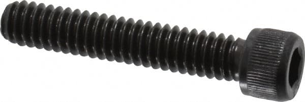 Value Collection - 1/4-20 UNC Hex Socket Drive, Socket Cap Screw - Alloy Steel, Black Oxide Finish, Fully Threaded, 1-3/8" Length Under Head - Caliber Tooling