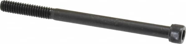 Value Collection - 1/4-20 UNC Hex Socket Drive, Socket Cap Screw - Alloy Steel, Black Oxide Finish, Partially Threaded, 3-1/2" Length Under Head - Caliber Tooling