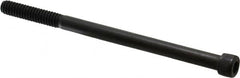 Value Collection - 1/4-20 UNC Hex Socket Drive, Socket Cap Screw - Alloy Steel, Black Oxide Finish, Partially Threaded, 4" Length Under Head - Caliber Tooling