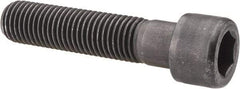 Value Collection - 7/8-9 UNC Hex Socket Drive, Socket Cap Screw - Alloy Steel, Black Oxide Finish, Partially Threaded, 4" Length Under Head - Caliber Tooling