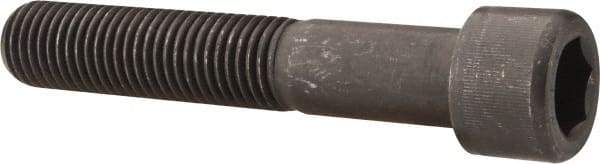 Value Collection - 7/8-9 UNC Hex Socket Drive, Socket Cap Screw - Alloy Steel, Black Oxide Finish, Partially Threaded, 5" Length Under Head - Caliber Tooling