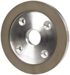 Made in USA - 6" Diam, 1-1/4" Hole Size, 3/4" Overall Thickness, 150 Grit, Type 6 Tool & Cutter Grinding Wheel - Very Fine Grade, Diamond - Caliber Tooling