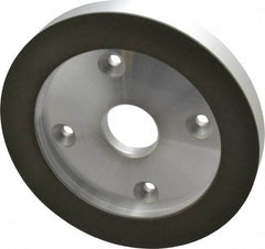 Made in USA - 6" Diam, 1-1/4" Hole Size, 3/4" Overall Thickness, 150 Grit, Type 6 Tool & Cutter Grinding Wheel - Very Fine Grade, Diamond - Caliber Tooling