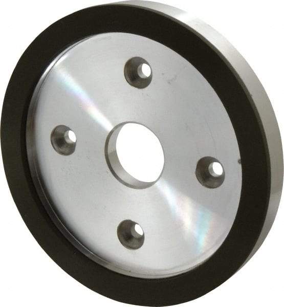 Made in USA - 6" Diam, 1-1/4" Hole Size, 3/4" Overall Thickness, 150 Grit, Type 6 Tool & Cutter Grinding Wheel - Very Fine Grade, Diamond - Caliber Tooling