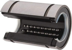 Thomson Industries - 20mm ID, Open Linear Bearing with Two Integral Wipers - 1.26" Overall Height, 32mm OD - Caliber Tooling