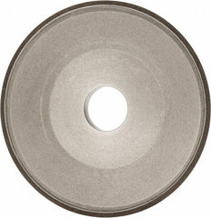 Made in USA - 6" Diam, 1-1/4" Hole Size, 3/4" Overall Thickness, 150 Grit, Type 15 Tool & Cutter Grinding Wheel - Very Fine Grade, Diamond - Caliber Tooling