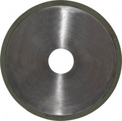 Made in USA - 6" Diam x 1-1/4" Hole, 100 Grit Surface Grinding Wheel - Coarse Grade - Caliber Tooling