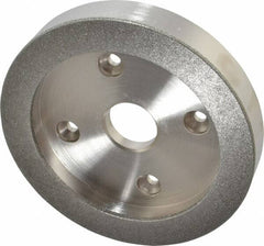 Made in USA - 6" Diam, 1-1/4" Hole Size, 1" Overall Thickness, 150 Grit, Tool & Cutter Grinding Wheel - Medium Grade, Diamond - Caliber Tooling