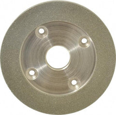 Made in USA - 6" Diam, 1-1/4" Hole Size, 3/4" Overall Thickness, 100 Grit, Tool & Cutter Grinding Wheel - Coarse Grade, Diamond - Caliber Tooling