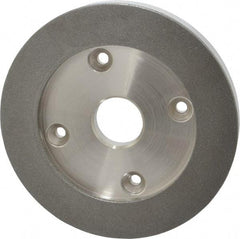 Made in USA - 6" Diam, 1-1/4" Hole Size, 3/4" Overall Thickness, 220 Grit, Tool & Cutter Grinding Wheel - Fine Grade, Diamond - Caliber Tooling