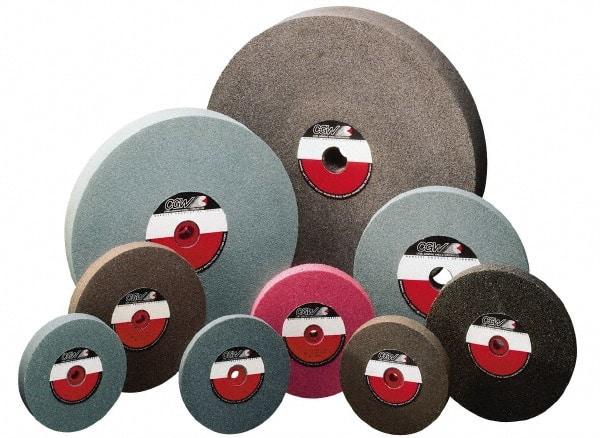 Camel Grinding Wheels - 24 Grit Aluminum Oxide Bench & Pedestal Grinding Wheel - 12" Diam x 1-1/4" Hole x 1" Thick, 2220 Max RPM, Q Hardness, Very Coarse Grade , Vitrified Bond - Caliber Tooling