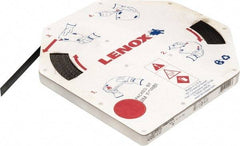 Lenox - 1/2" x 100' x 0.025" Carbon Steel Band Saw Blade Coil Stock - 14 TPI, Toothed Edge, Straight Form, Raker Set, Hard Back, Constant Pitch, Contour Cutting - Caliber Tooling