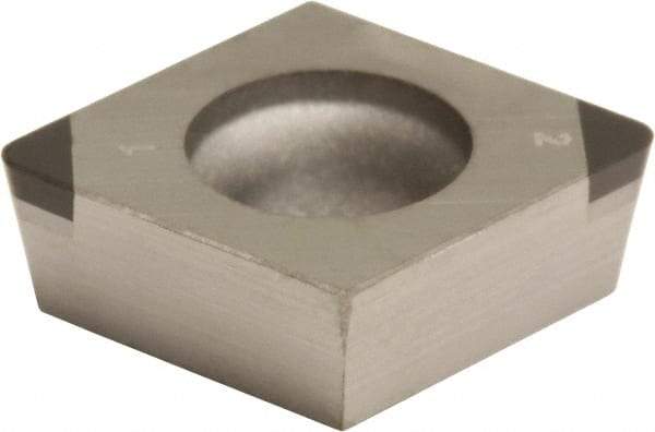 Sumitomo - 2NU-CPGA32.51 Grade BN700 PCBN Turning Insert - Uncoated, 80° Diamond, 3/8" Inscr Circle, 5/32" Thick, 1/64" Corner Radius - Caliber Tooling