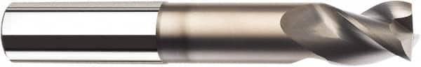 SGS - 20mm, 3 Flute, Single End, Solid Carbide, 4mm Corner Radius End Mill - 150mm OAL, 38° Helix, Right Hand Flute, 25mm LOC, Right Hand Cut, 65mm Extended Reach - Caliber Tooling