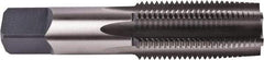 Union Butterfield - 1-3/8 - 8 UNC/UNS 2B 4 Flute Bright Finish High Speed Steel Straight Flute Standard Hand Tap - Bottoming, Right Hand Thread, 6-1/16" OAL, 3" Thread Length, H5 Limit, Oversize - Exact Industrial Supply