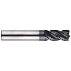 SGS - 8mm, 4 Flute, Single End, Solid Carbide, 1.5mm Corner Radius End Mill - 63mm OAL, Right Hand Flute, 19mm LOC, Right Hand Cut - Caliber Tooling