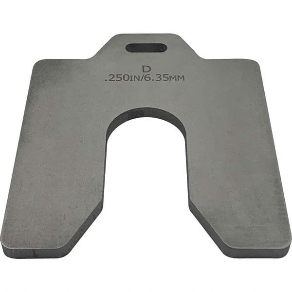 Maudlin Products - Metal Shim Stock Type: Slotted Shim Material: Stainless Steel - Caliber Tooling