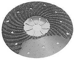 Value Collection - 7" Diam, 7/8" Hole, 100 Grit Silicon Carbide Fiber Disc - Caliber Tooling