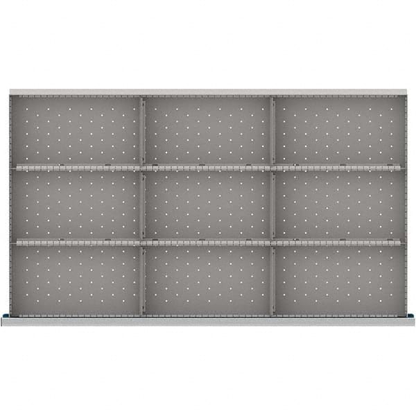 LISTA - 9-Compartment Drawer Divider Layout for 3.15" High Drawers - Caliber Tooling