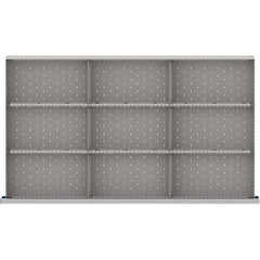 LISTA - 9-Compartment Drawer Divider Layout for 3.15" High Drawers - Caliber Tooling