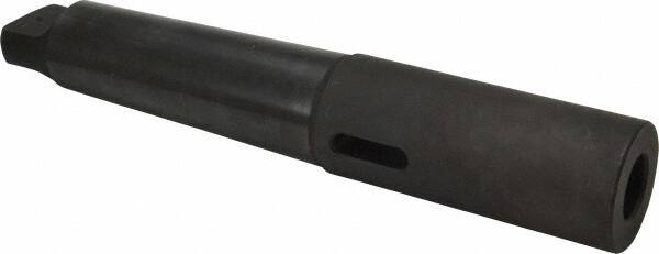 Collis Tool - MT3 Inside Morse Taper, MT5 Outside Morse Taper, Extension Morse Taper to Morse Taper - 10-3/4" OAL, Steel - Exact Industrial Supply