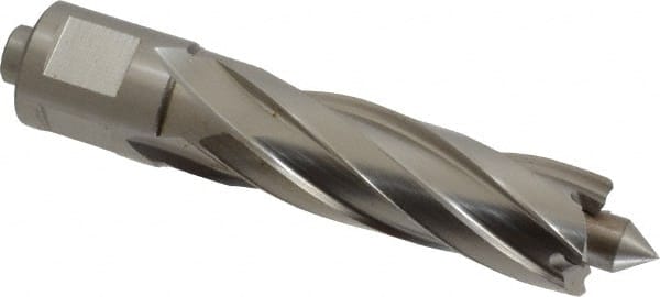 Hougen - 0.7087" Cutter Diam x 50mm Deep High Speed Steel Annular Cutter - Caliber Tooling