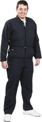 Stanco Safety Products - Size M, Navy Blue, Zipper, Flame Resistant/Retardant Coverall - 38 to 40" Chest, Nomex, 7 Pockets, Elastic Waistband, Full Action Back, 2-Way Concealed Zipper - Caliber Tooling