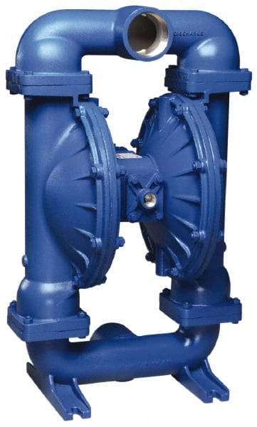 SandPIPER - 3" NPT, Metallic, Air Operated Diaphragm Pump - Buna-N Diaphragm, Stainless Steel Housing - Caliber Tooling