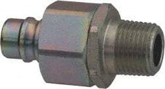 Parker - 3/8 Thread Stainless Steel Hydraulic Hose MPT Fitting - 4,000 psi - Caliber Tooling