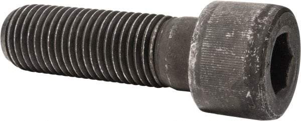 Value Collection - 1-1/4 - 7 UNC Hex Socket Drive, Socket Cap Screw - Alloy Steel, Black Oxide Finish, Partially Threaded, 4" Length Under Head - Caliber Tooling