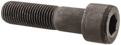 Value Collection - 1-1/4 - 7 UNC Hex Socket Drive, Socket Cap Screw - Alloy Steel, Black Oxide Finish, Partially Threaded, 5" Length Under Head - Caliber Tooling