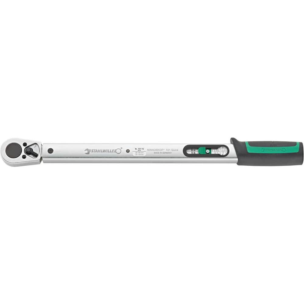 Torque Wrenches; Wrench Type: Torque; Drive Type: Square Drive; Torque Measurement Type: Foot Pound; Nm; Minimum Torque (Ft/Lb): 50.00; Maximum Torque (Ft/Lb): 220.00; Overall Length (Decimal Inch): 21.8000; Head Type: Reversible Ratcheting; Fixed; Head S