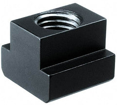 HALDER - M12 Tapped Through T Slot Nut - 15.6mm Slot Width, 25 x 9mm Base Width x Height, 25 x 18mm OAL x Height - Caliber Tooling