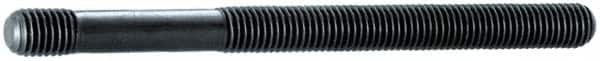 Gibraltar - M16x2.0 125mm OAL Unequal Double Threaded Stud - Alloy Steel, Heat Treated Steel Finish, 75mm Long Thread Length, 19mm Short Thread Length, Metric - Caliber Tooling