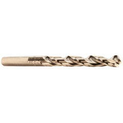 Mechanics Drill Bit: 7/16″ Dia, 135 ™, Straight-Cylindrical Shank, Standard Point Bright/Uncoated Finish, 5″ OAL, RH Cut