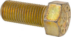 Made in USA - 7/16-20 UNF, 1" Length Under Head, Hex Head Cap Screw - Exact Industrial Supply