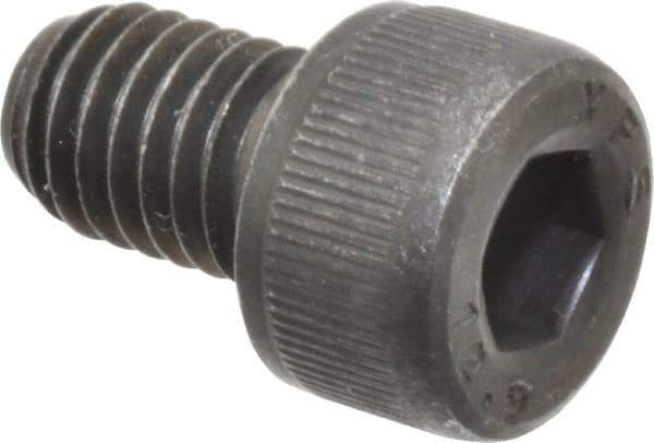 Value Collection - M8x1.25 Metric Coarse Hex Socket Drive, Socket Cap Screw - Grade 12.9 Alloy Steel, Black Oxide Finish, Fully Threaded, 12mm Length Under Head - Caliber Tooling