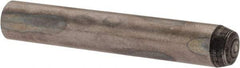 Value Collection - 4mm Diam x 25mm Pin Length Alloy Steel Standard Dowel Pin - C 58-62 Hardness, 5,930 Lb Breaking Strength, 1 Rounded End - Caliber Tooling