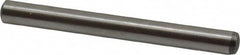 Value Collection - 6mm Diam x 60mm Pin Length Alloy Steel Standard Dowel Pin - C 58-62 Hardness, 13,300 Lb Breaking Strength, 1 Rounded End - Caliber Tooling