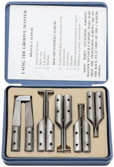 SPI - 6" OAL, Accurate up to 0.001", 0.4, 0.65 & 1mm Wide Flange, Hard Chrome Steel Caliper Attachment Set - 5 Pieces, 10, 16, 25, 32 & 76mm Bore Depth, For Use with 6" Vernier, Dial & Digital Calipers - Caliber Tooling