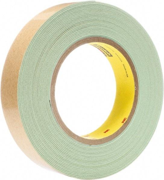 3M - 2" Wide x 10 Yd Long Green Rubber Masking Tape - Series 500 - Caliber Tooling